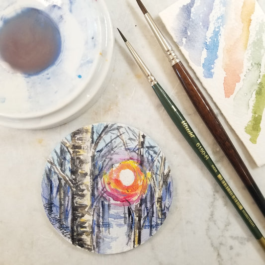 Hand Painted Watercolor Magnets