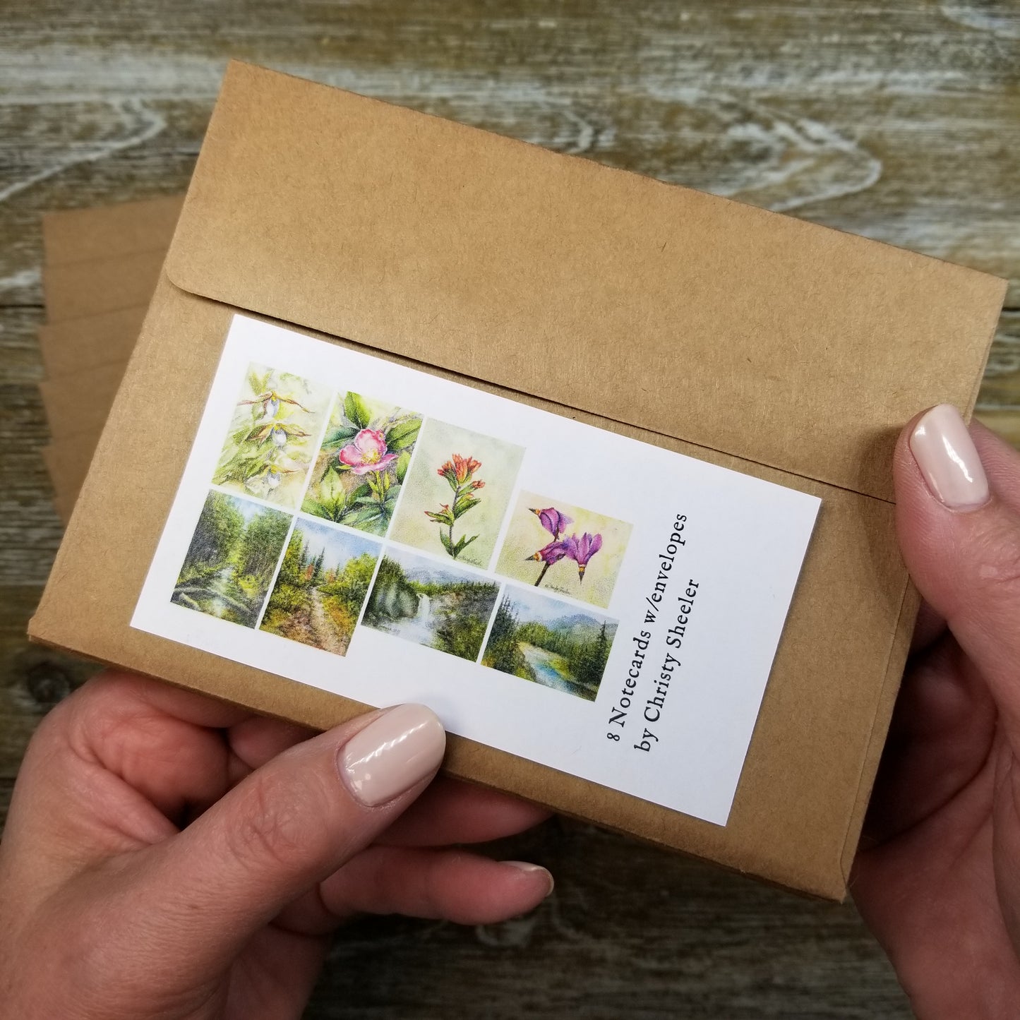 Half & Half Notecards