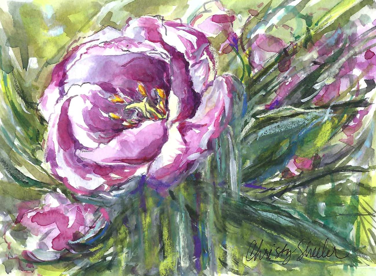 Purple Tulip II