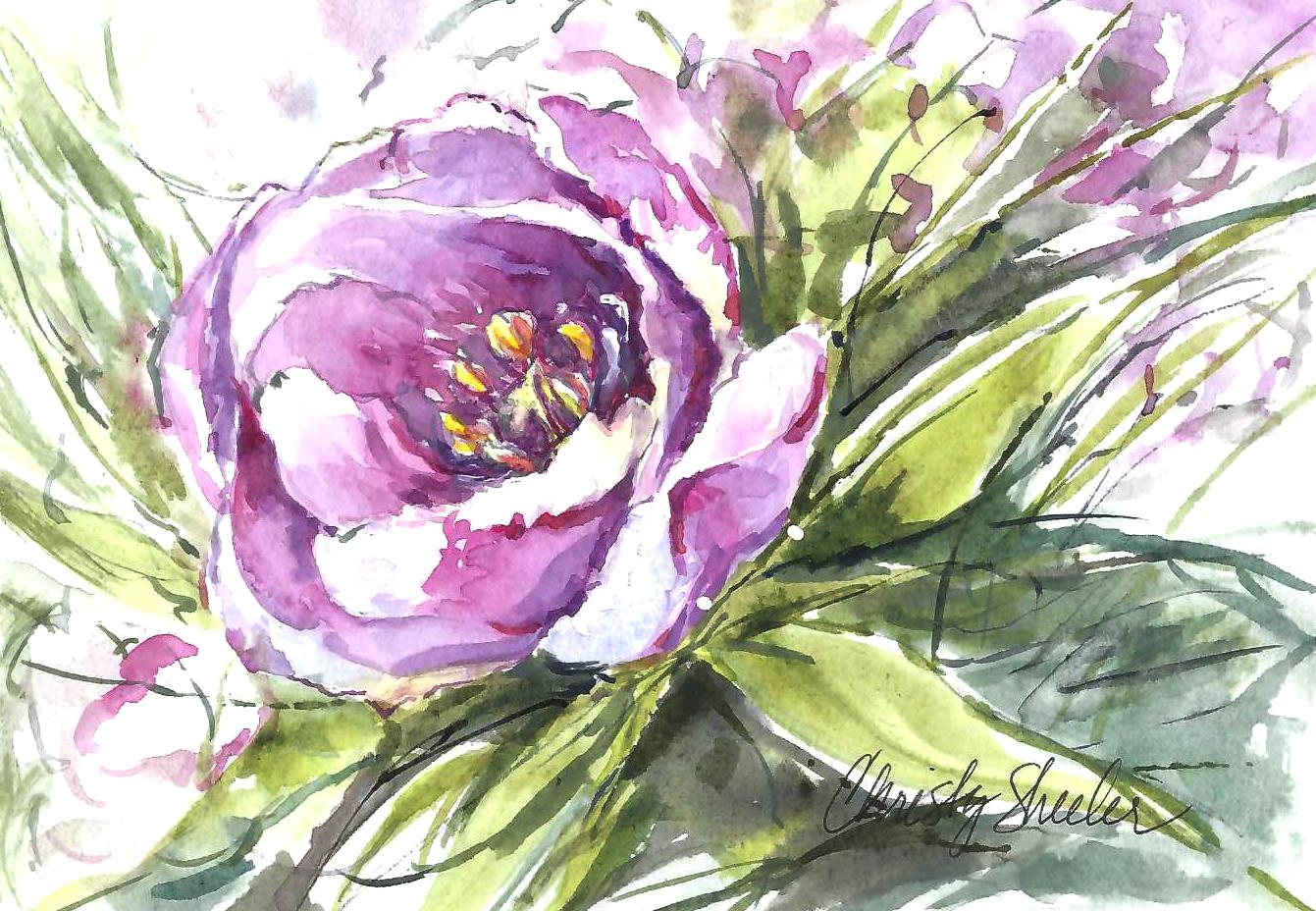 Purple Tulip I